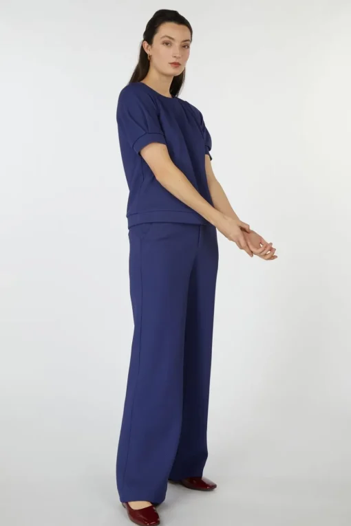 Pom Amsterdam Blouse Senna Sapphire Blue