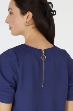 Pom Amsterdam Blouse Senna Sapphire Blue