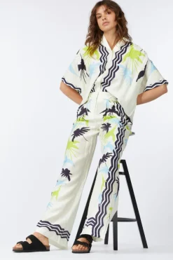 Pom Amsterdam Broek Artisan Lime