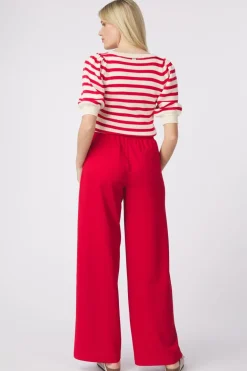 Pom Amsterdam Broek Scarlet Red Summer
