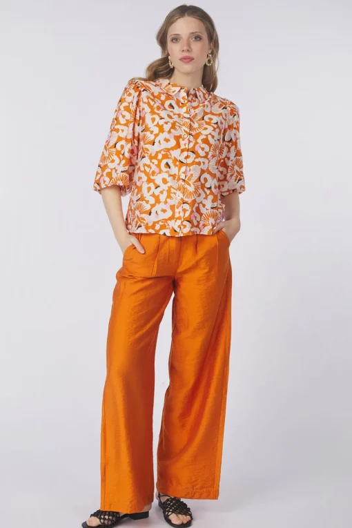 Pom Amsterdam Broek Sienna Brown