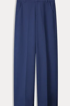 Pom Amsterdam Broek Wide Leg Sapphire Blue
