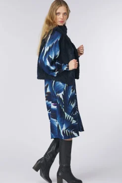 Pom Amsterdam Gilet Teddy Love Navy