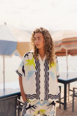 Pom Amsterdam Hemd Artisan Lime