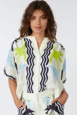 Pom Amsterdam Hemd Artisan Lime