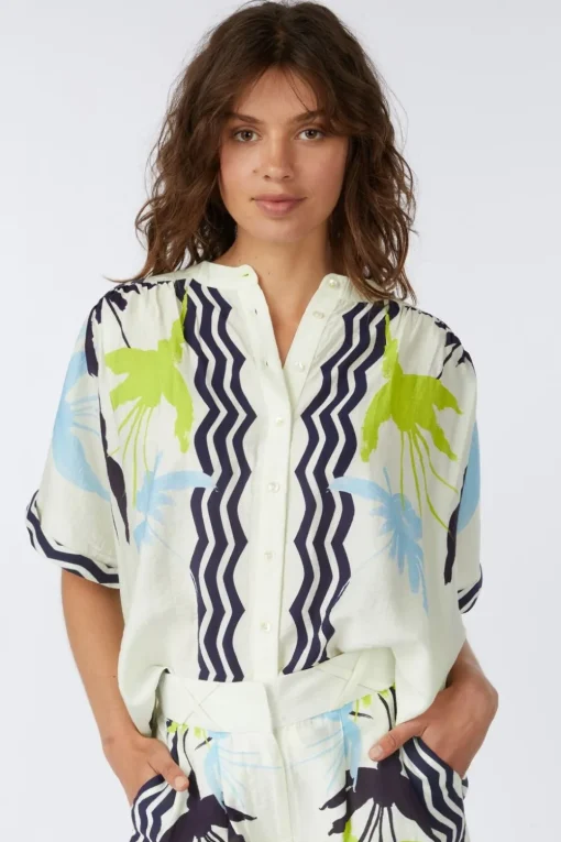 Pom Amsterdam Hemd Artisan Lime