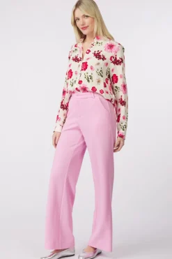 Pom Amsterdam Hemd Mila Bouquet Cream