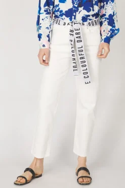 Pom Amsterdam Jeans Eline Straight White
