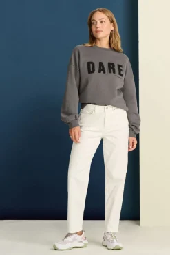 Pom Amsterdam Jeans Eline Straight White
