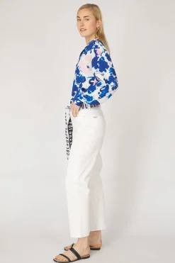 Pom Amsterdam Jeans Eline Straight White