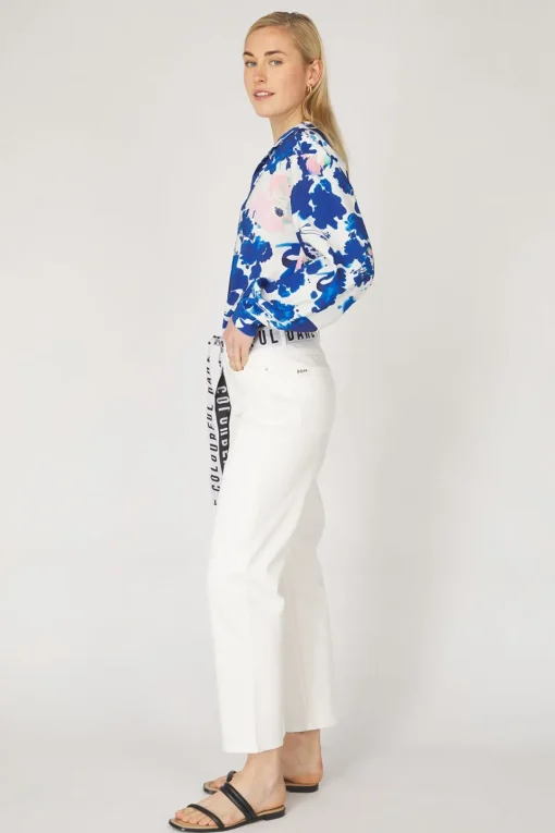 Pom Amsterdam Jeans Eline Straight White