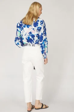 Pom Amsterdam Jeans Eline Straight White