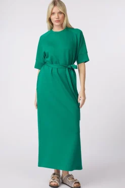 Pom Amsterdam Jurk Nora Meadow Green