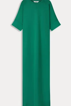 Pom Amsterdam Jurk Nora Meadow Green