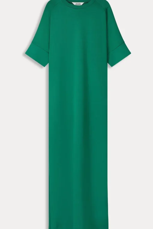 Pom Amsterdam Jurk Nora Meadow Green