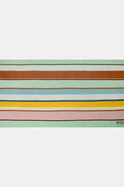 Pom Amsterdam Sjaal Shawl Paradise Stripes Linen