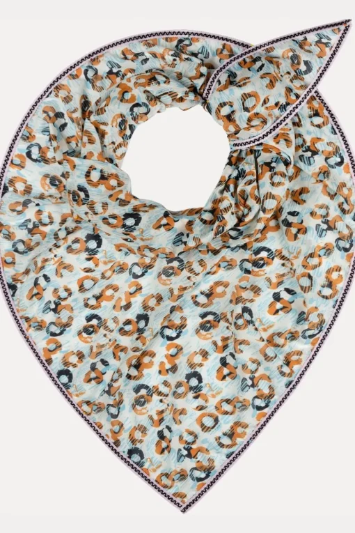 Pom Amsterdam Sjaal Shawl Leopard Lush