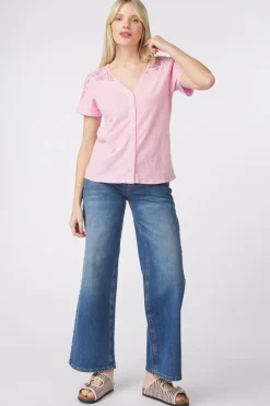 Pom Amsterdam T-Shirt Rose Pink