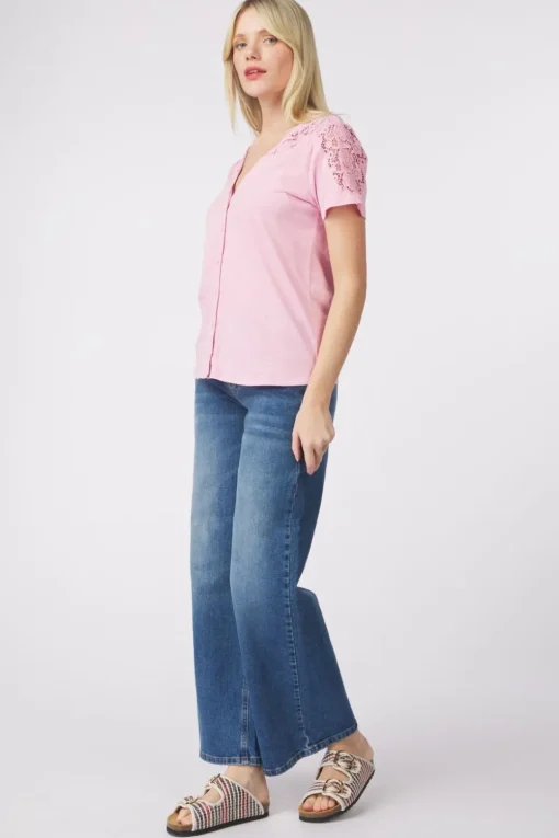 Pom Amsterdam T-Shirt Rose Pink
