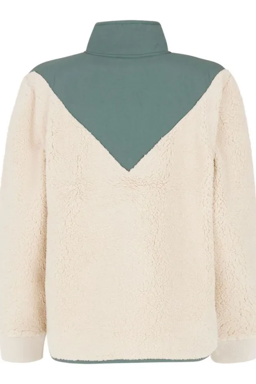 Protest Fleece Cyber Outdoor 1/4 Button Top