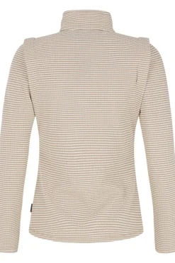 Protest Fleece Ivory 1/4 Zip Active Top