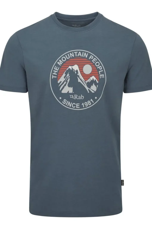 Rab T-Shirt Mens Stance Alpine Peak Tee