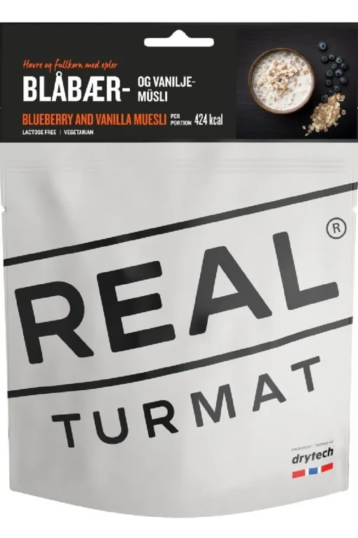 Real Turmat Blueberry And Vanilla Musli