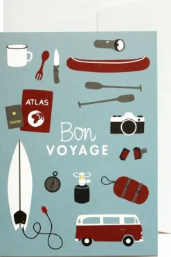 Roadtyping Wenskaart Bon Voyage