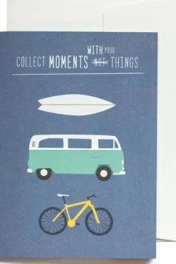 Roadtyping Wenskaart Collect Moments With Your Things