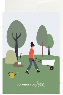 Roadtyping Wenskaart Do What You Love (Garden)