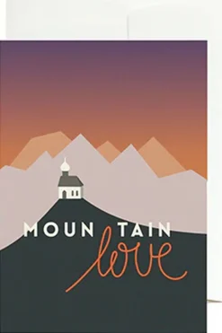 Roadtyping Wenskaart Mountain Love