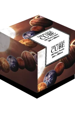 ROBERT FREDERICK Puzzle Solar system Jigsaw 100 pieces in cube