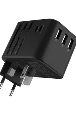 Rolling Square Wereldstekker Travel Adapter - Qc 35,5W