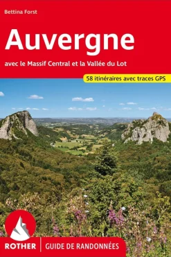 Rother Auvergne guide rando 58T Massif Central & Vallée du Lot