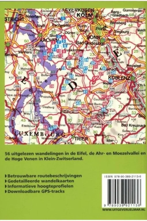 Rother Eifel wandelgids 56 wandelingen met GPS