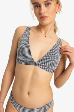 Roxy Top Gingham Elongated