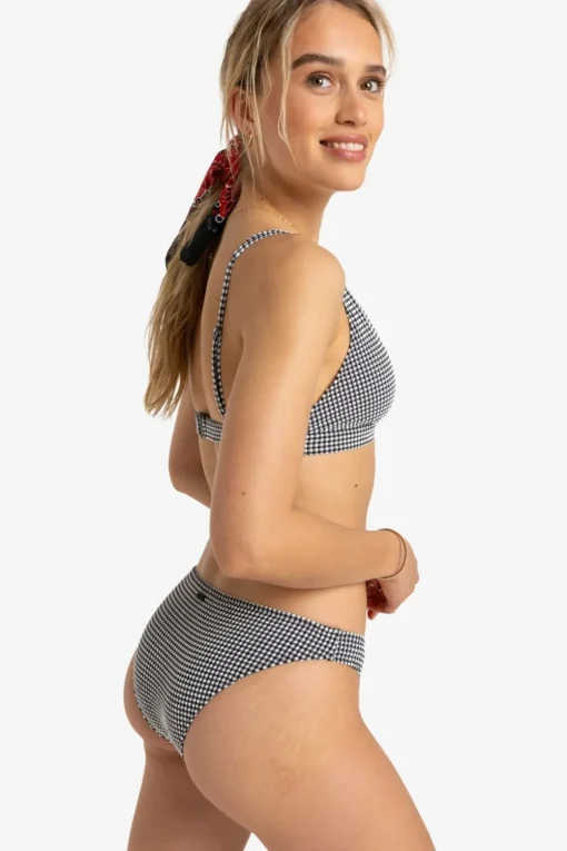 Roxy Top Gingham Elongated