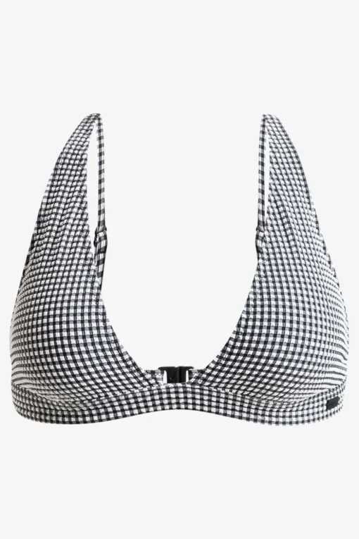 Roxy Top Gingham Elongated