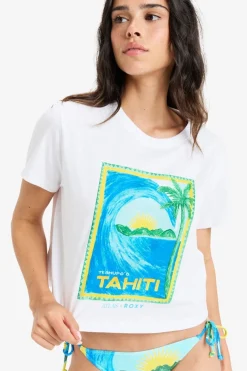 Roxy T-Shirt Atlas Oceanregular Crop