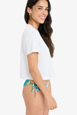 Roxy T-Shirt Atlas Oceanregular Crop