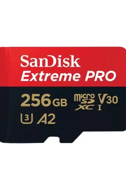 Sandisk Accessoire Microsdxc Extreme Pro 256Gb 200/140 Mb/S - A2 - V30 - Sda - Rescue Pro Dl 2