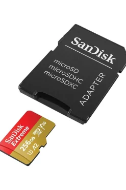Sandisk Accessoire Microsdxc Extreme 256Gb 190/130 Mb/S - A2 - V30 -