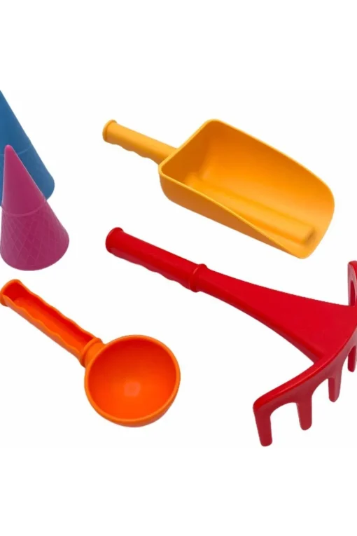 Schildkröt Speelgoed Schi 7In1 Sand Toys Folding Bucket Set Blue