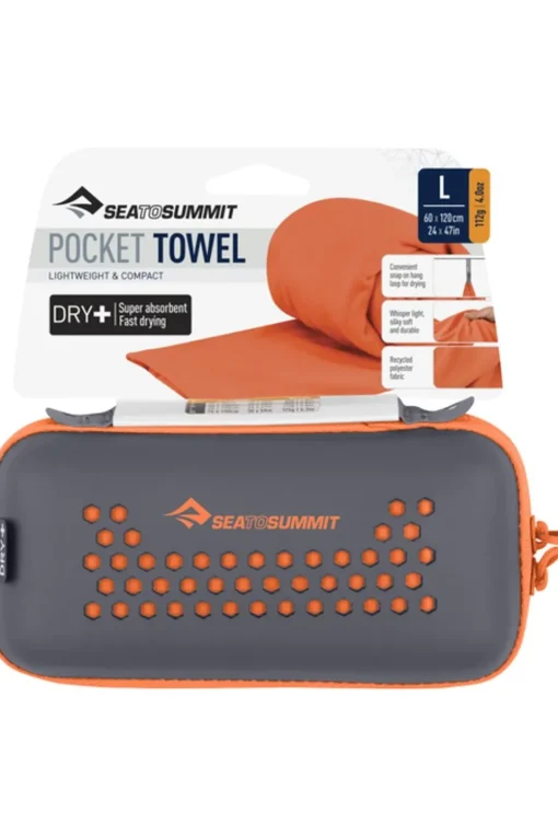 Sea To Summit Handdoek Pocket Towel Large Outback
