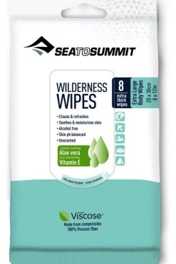 Sea To Summit Wilderness Wipes Extra Large - Packet Of 8 Wipes