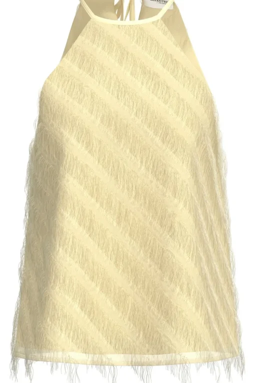 Selected Blouse Bea-Tiffa Halterneck Fringe