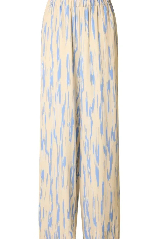 Selected Broek Baela Hw Aop Wide Pant B