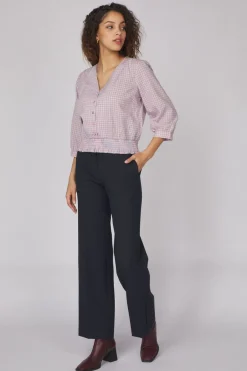 Selected Broek Rita Dark Sap Mel