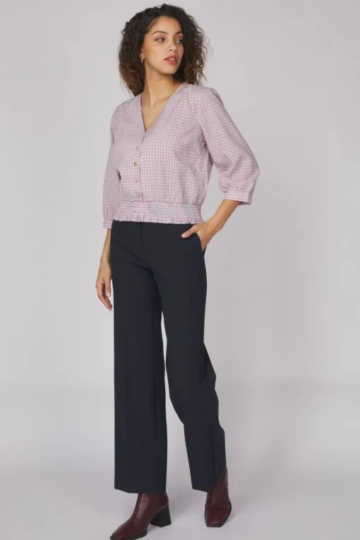 Selected Broek Rita Dark Sap Mel
