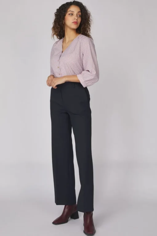 Selected Broek Rita Dark Sap Mel